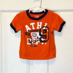 Orange  Graphic Tee